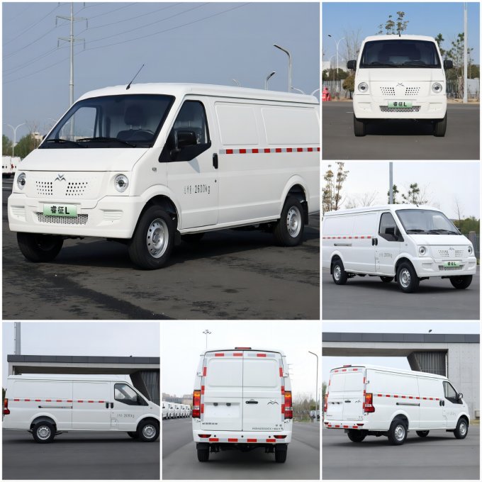 2 Seats Electric Cargo Van For Transportation Delivery Truck Long Range ...