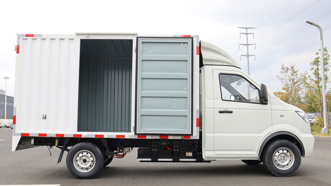 High Speed EV Pickup Truck Large Cargo Container Electric Light Truck 190km Long Range