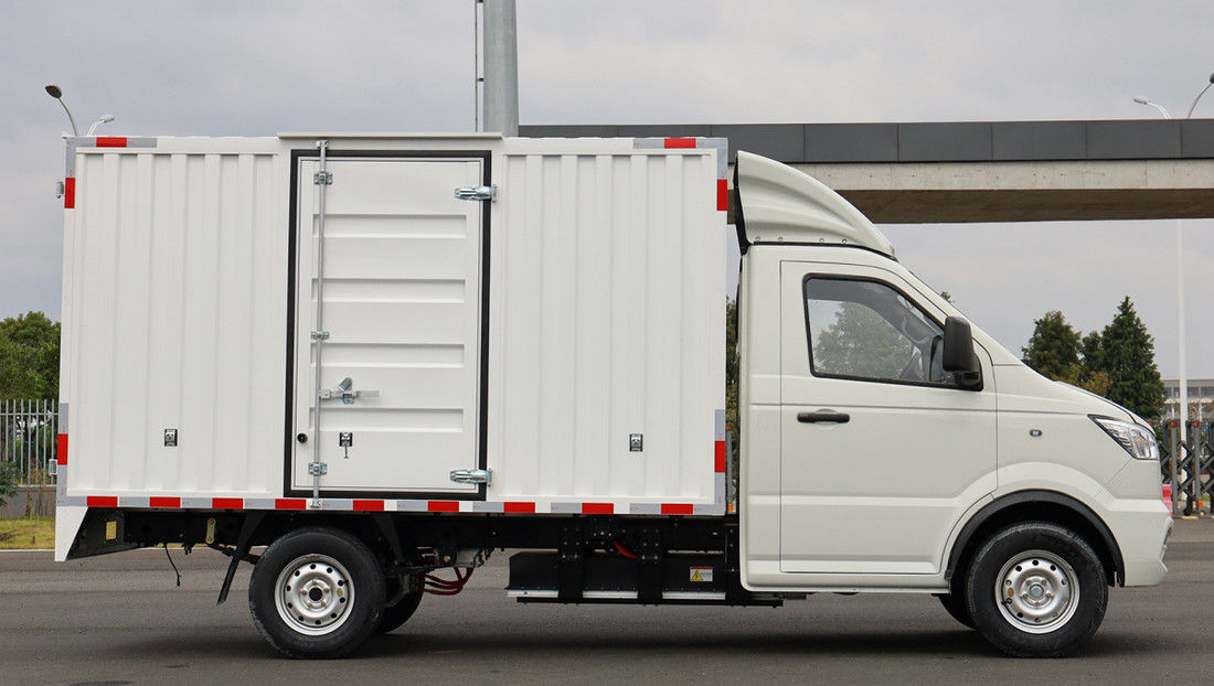 High Speed EV Pickup Truck Large Cargo Container Electric Light Truck 190km Long Range