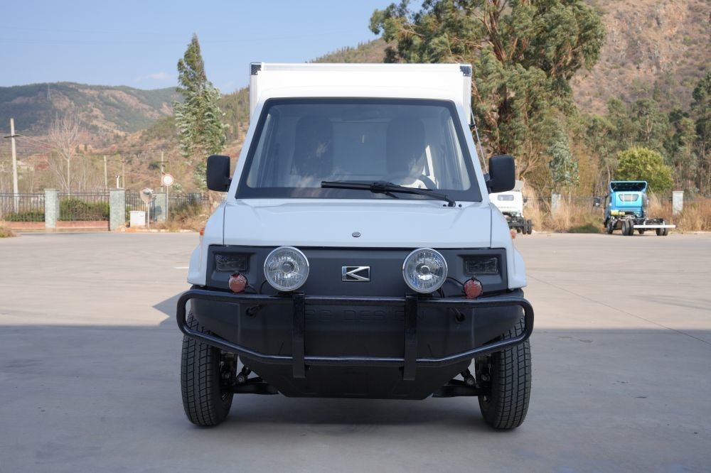 4kw 50km/H EV Pickup Truck 2 Seats Cargo Electric Delivery Van With Box