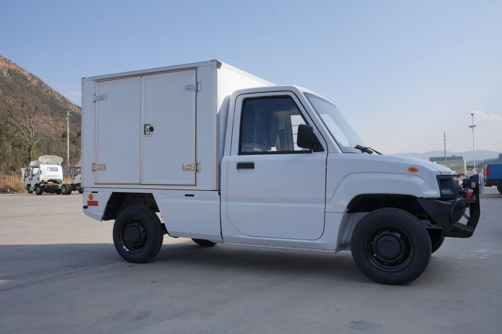 4kw 50km/H EV Pickup Truck 2 Seats Cargo Electric Delivery Van With Box