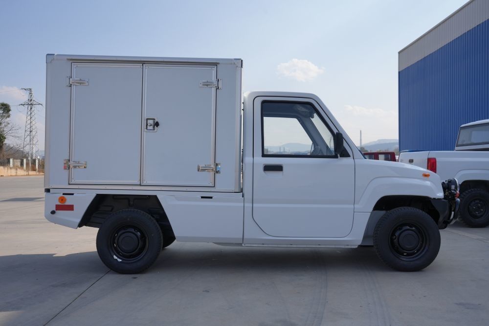 4kw 50km/H EV Pickup Truck 2 Seats Cargo Electric Delivery Van With Box
