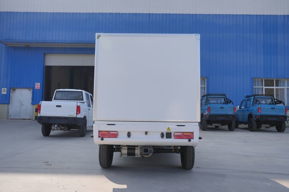 4kw 50km/H EV Pickup Truck 2 Seats Cargo Electric Delivery Van With Box