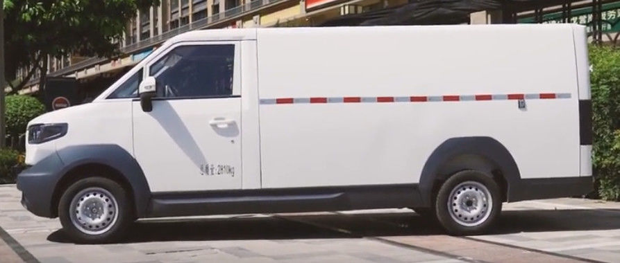 7.2m3 Electric Cargo Van 90km/H Pure Logistics Market Transportation Truck