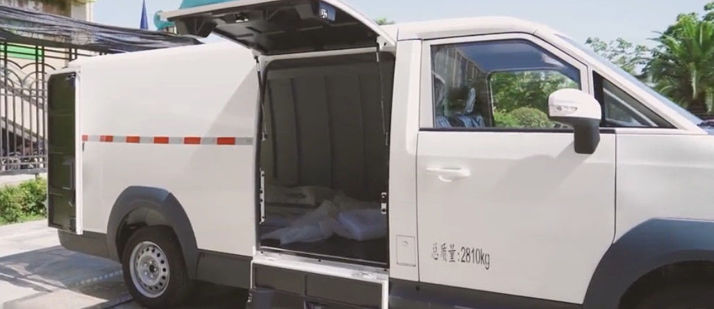 7.2m3 Electric Cargo Van 90km/H Pure Logistics Market Transportation Truck