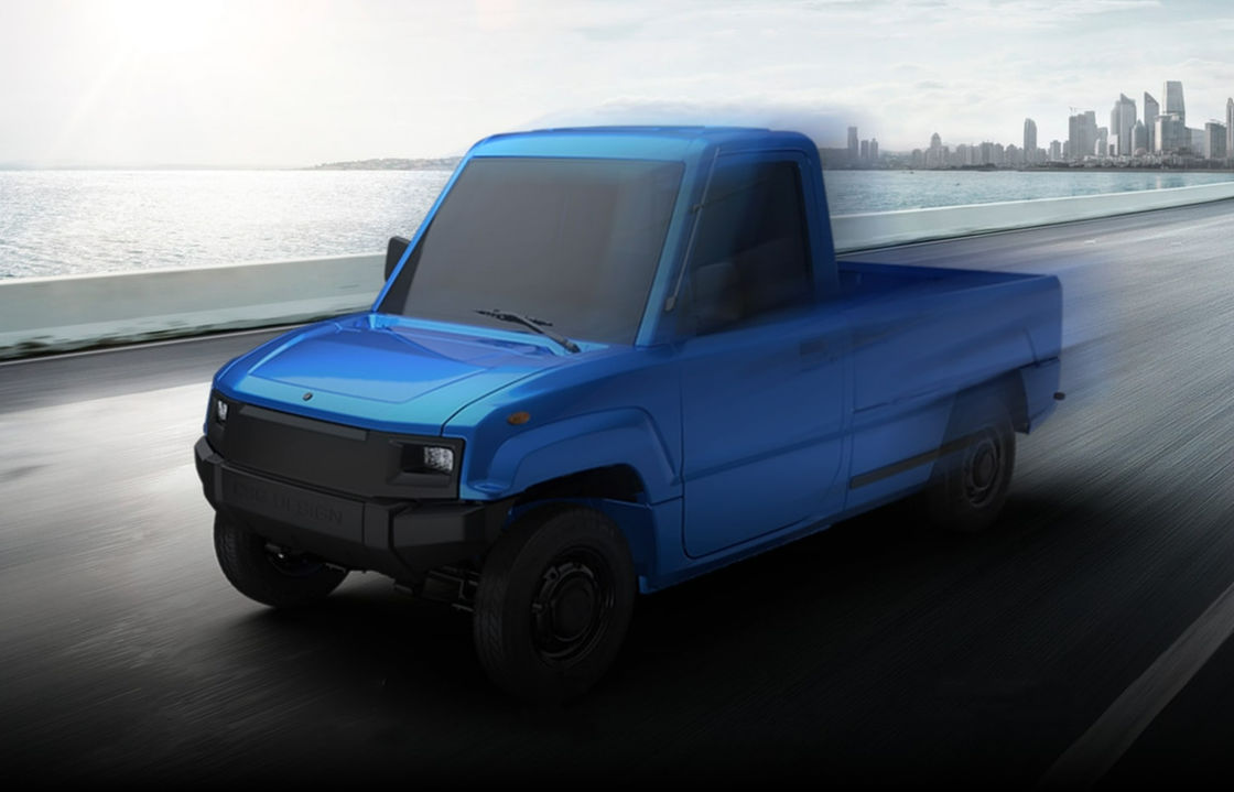Low Speed EV Pickup Trucks Electric Car Mini Pickup Trucks Adult EV Pure Battery Range Truck