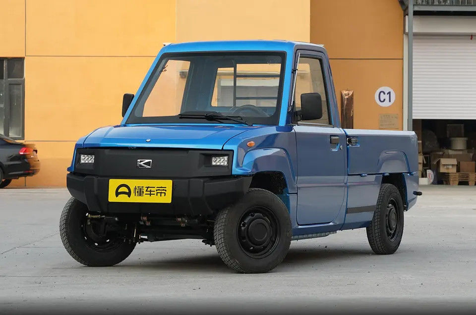 China Brand EV Pickup Truck  for Sale Electric Mini Truck with Battery 2 seats cargo Pickup