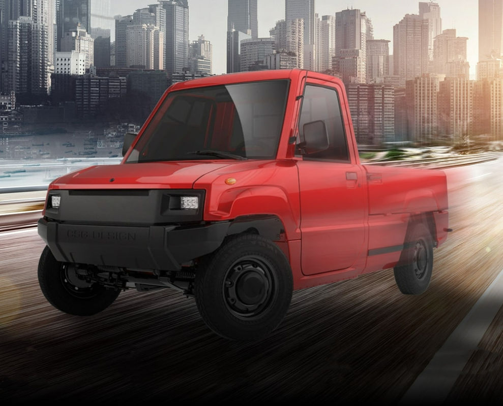 China Brand EV Pickup Truck  for Sale Electric Mini Truck with Battery 2 seats cargo Pickup